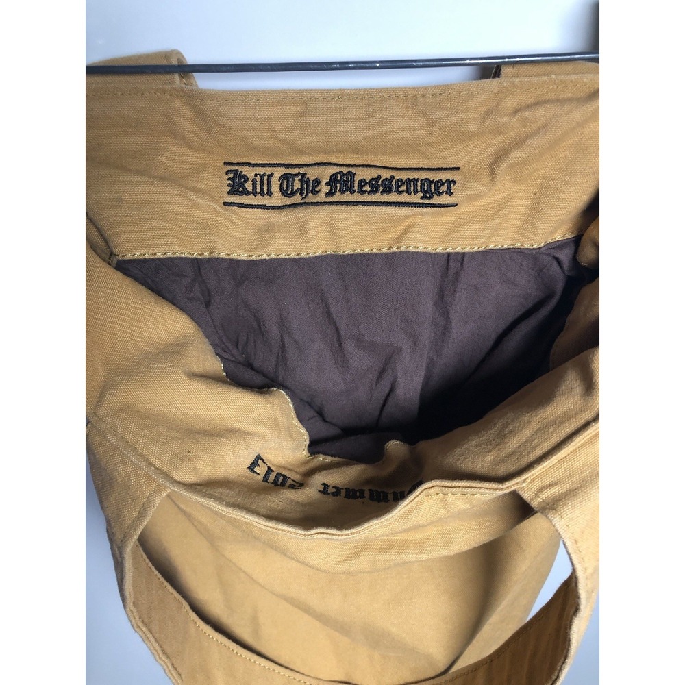 Alternative Apparel Canvas Tote Bag Utility Shopper Kill the Messenger 2013 DMGD - Picture 11 of 16